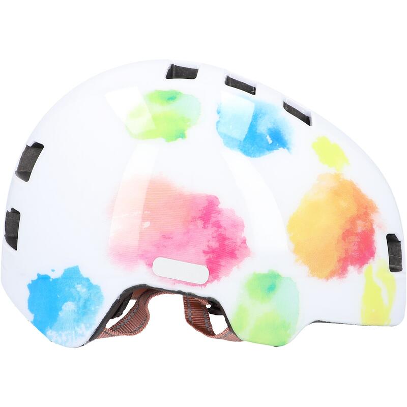 Kask rowerowy dziecięcy Fischer BMX Kinder Plus Splash z oświetleniem