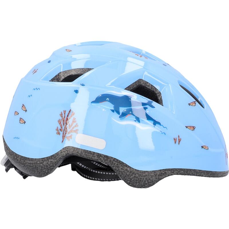 Kask rowerowy dziecięcy Fischer Dolphin XS/S z oświetleniem