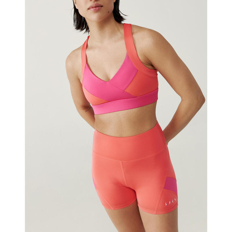 Layna Born Living Yoga Soutien-gorge de sport à maintien moyen pour femme