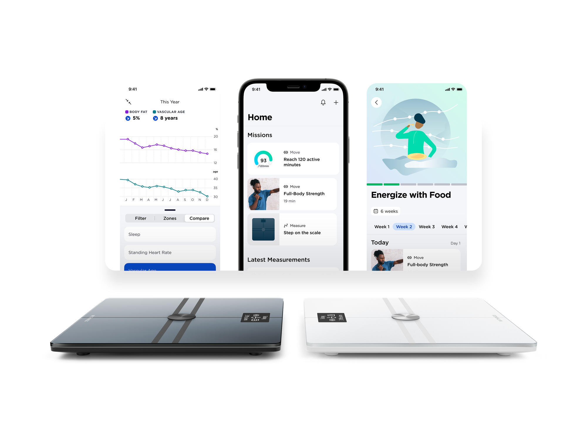 WITHINGS Body Comp - Báscula conectada WIFI con impedanciómetro Negro 6/7