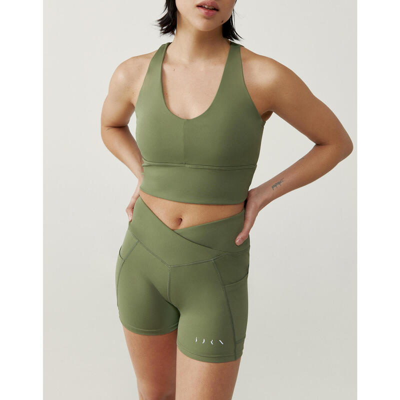 Seia Born Living Yoga Soutien-gorge de sport à maintien moyen pour femme