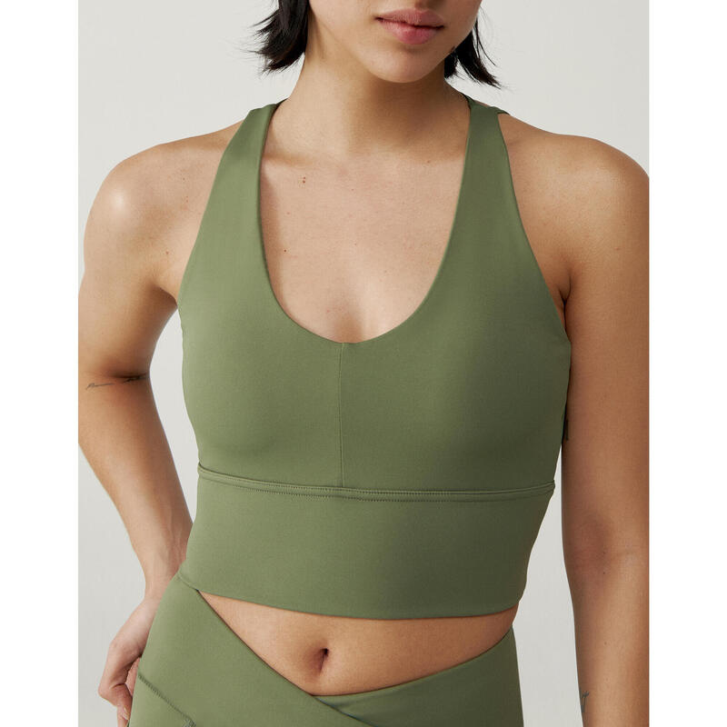 Seia Born Living Yoga Soutien-gorge de sport à maintien moyen pour femme