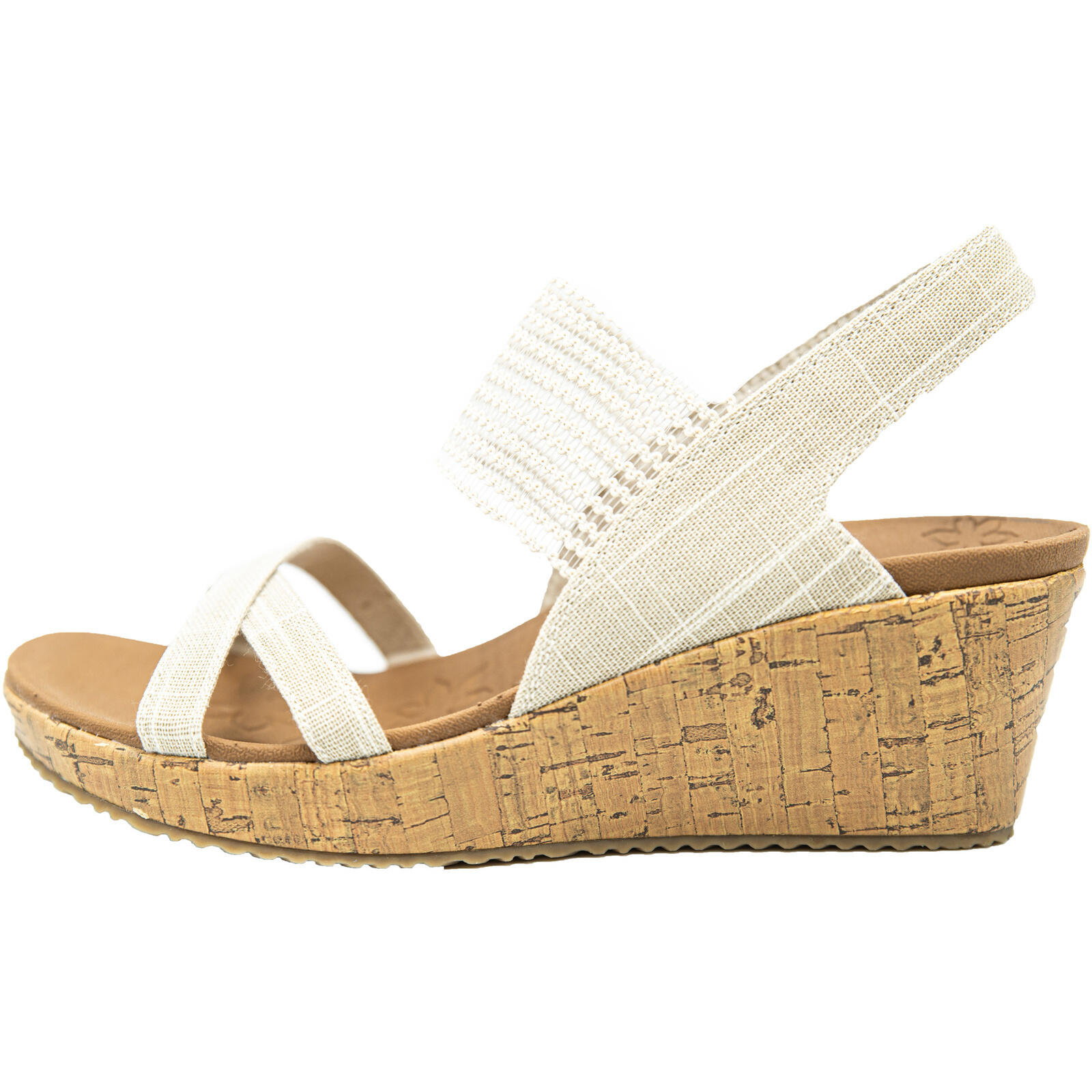 SKECHERS Sandalen Skechers Beverlee High Tea, Beige, Dames