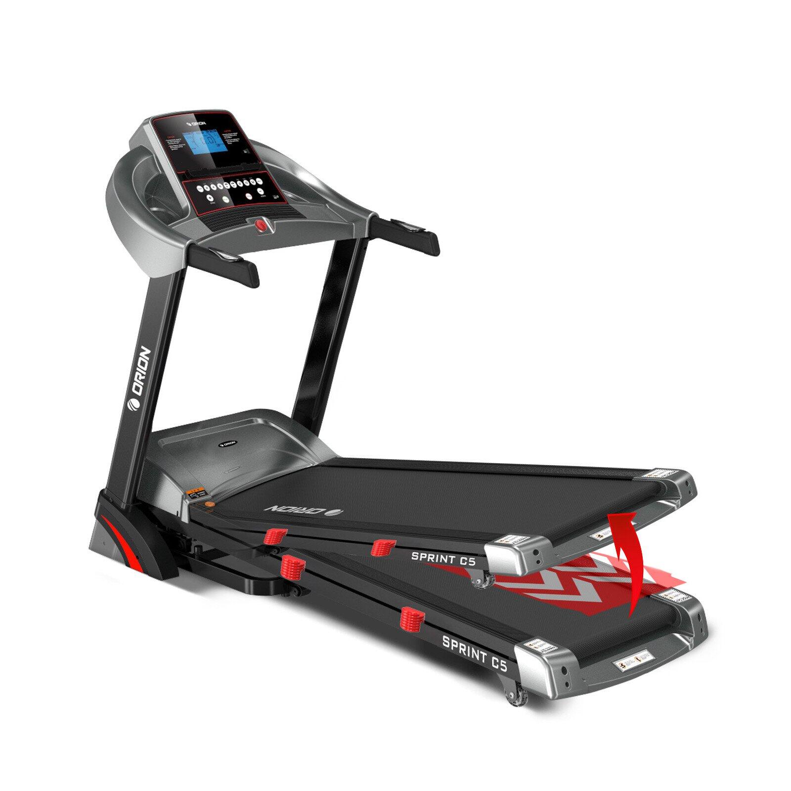 Bieżnia Elektryczna składana Orion Sprint C5, bluetooth, 0.8-16 km/h, 130x46 cm 7/7