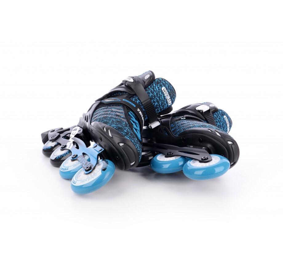 Wire 3.0 84 - Patines en línea ujer - Blanco - Azul 7/7
