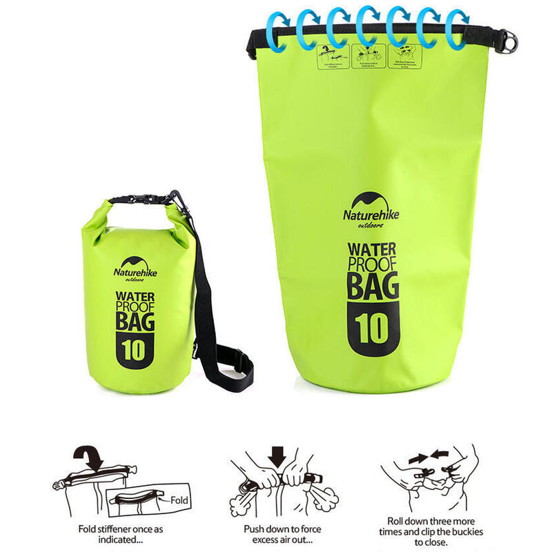 500D Marine Waterproof Bag 10L - Green