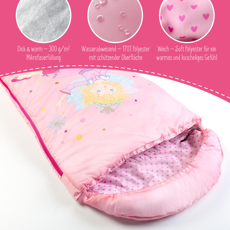 Saco de dormir para crianças - Sorgenfresser Lillifee - Outdoor - saco grande