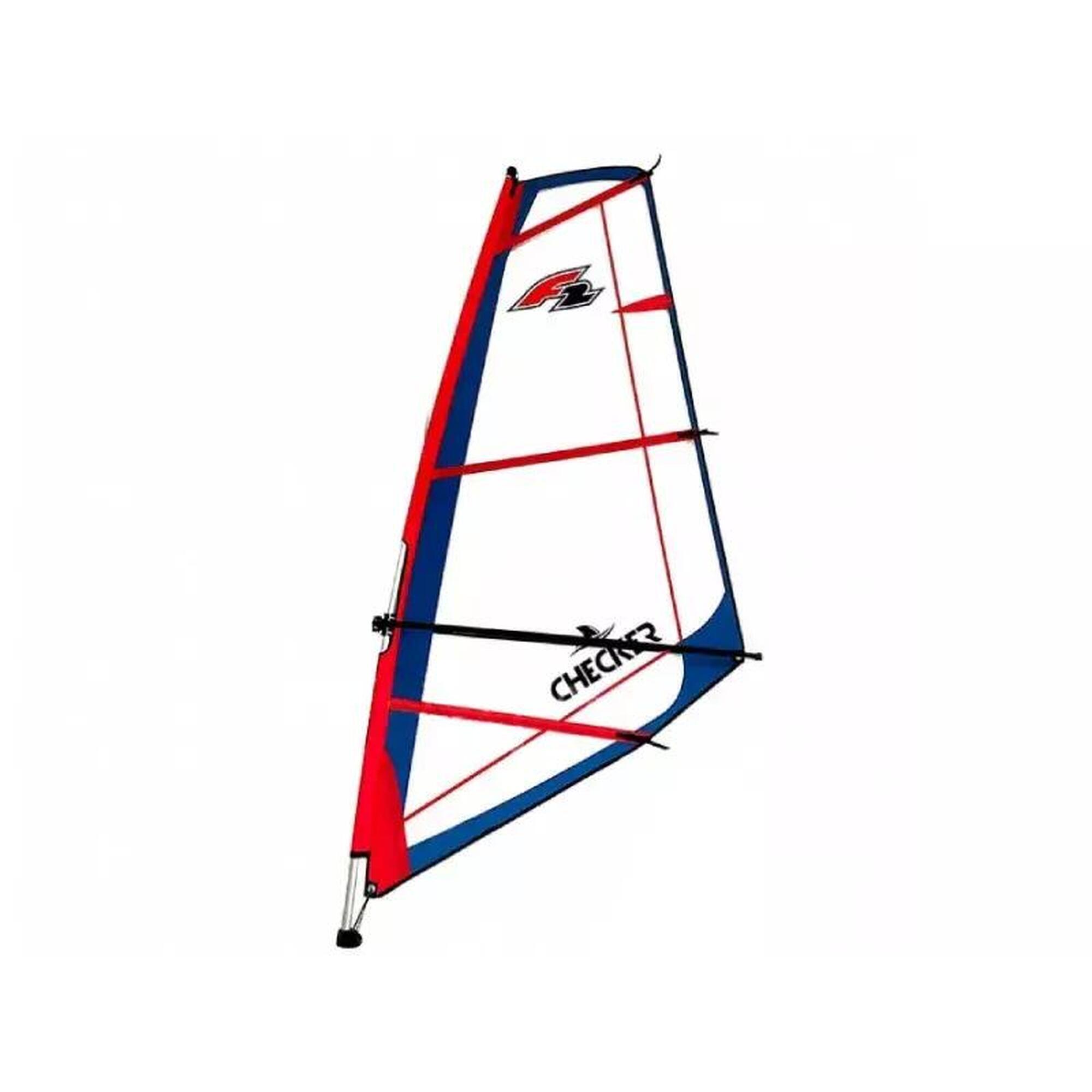 Pędnik szkoleniowy F2 CHECKER RIG BLUE/RED 4.0 m²