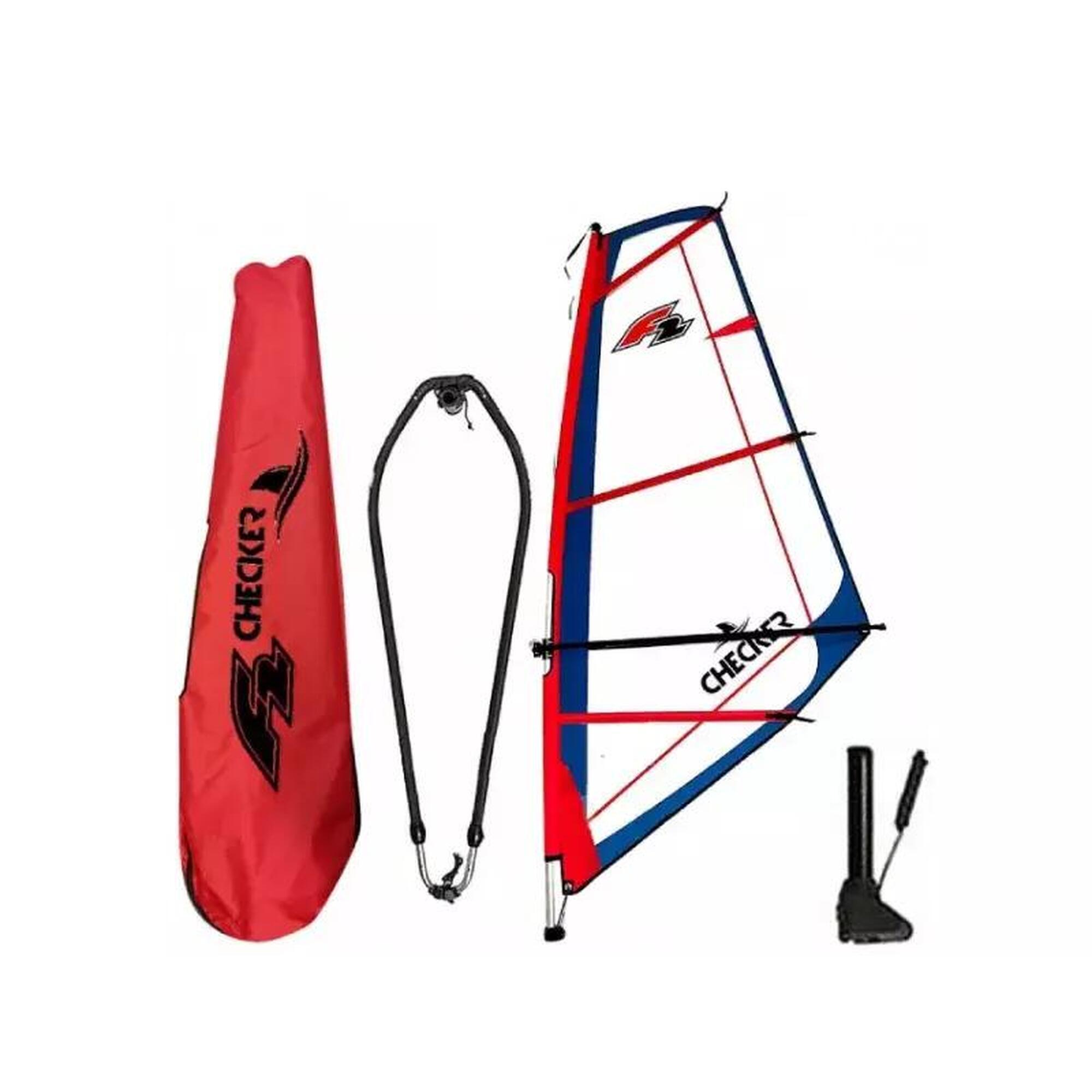 Pędnik szkoleniowy F2 CHECKER RIG BLUE/RED 5.5 m²