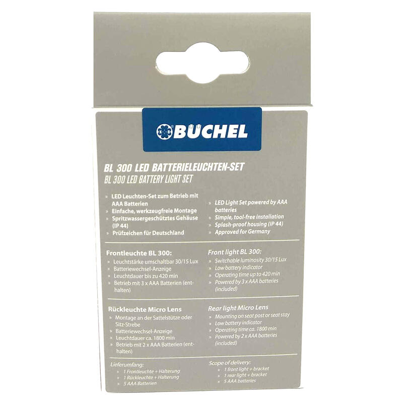 Buchel Verlichtingsset BL300 + Vertiko Batterij