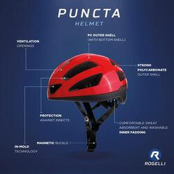 Capacete de bicicleta Unisexo - Puncta ROGELLI - Decathlon