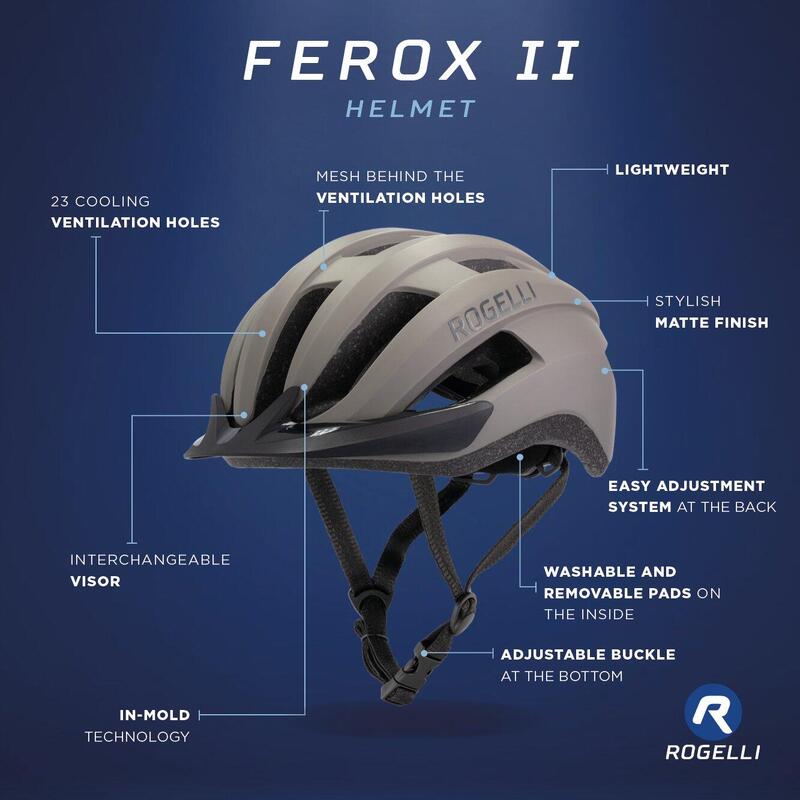 Casco da bicicletta Unisex - Ferox II