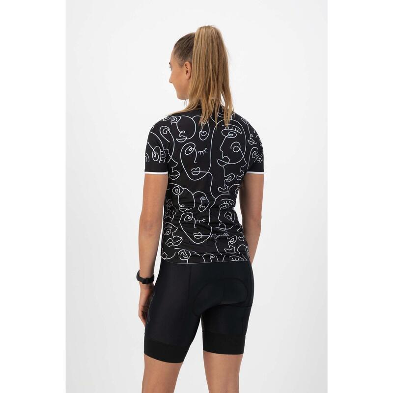 Maillot Manches Courtes Velo Femme - Faces