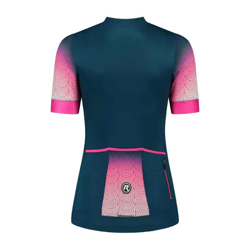 Fietsshirt Korte Mouwen Dames- Waves