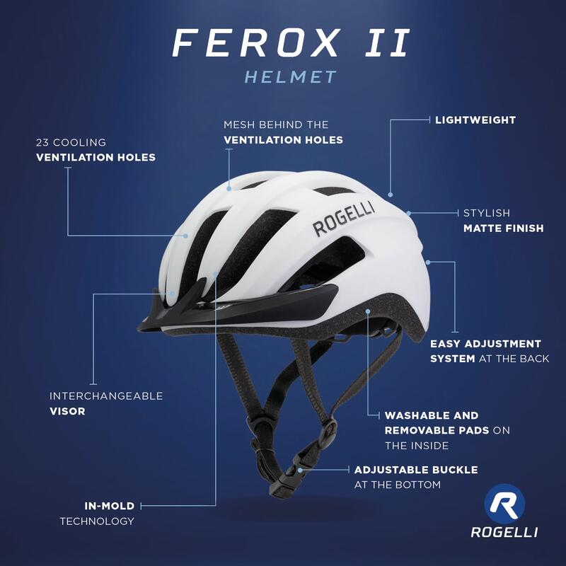 Capacete de bicicleta Unisexo - Ferox II