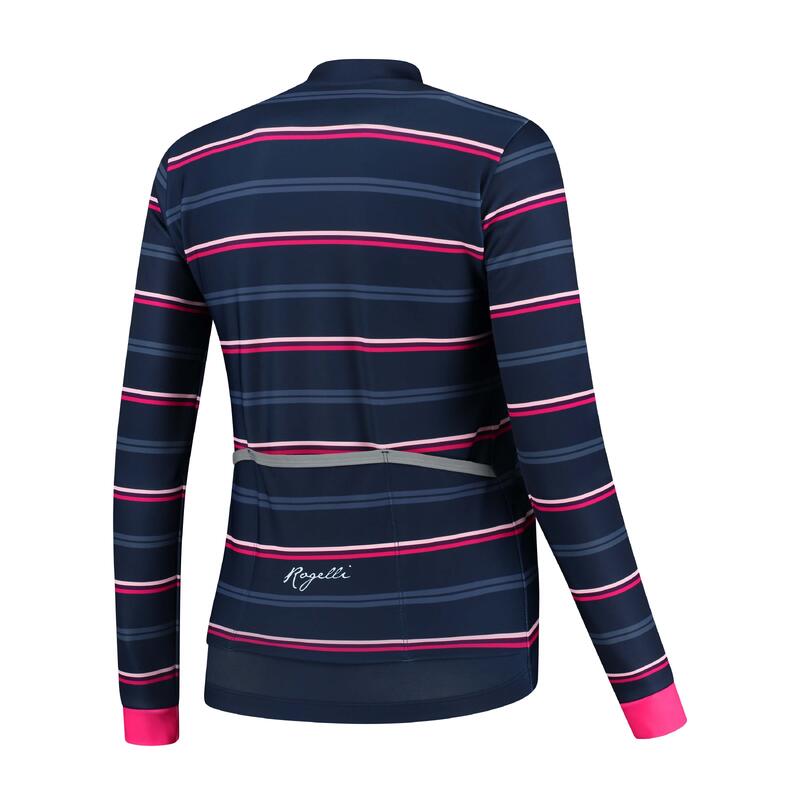 Fietsjack Winter Dames Stripe