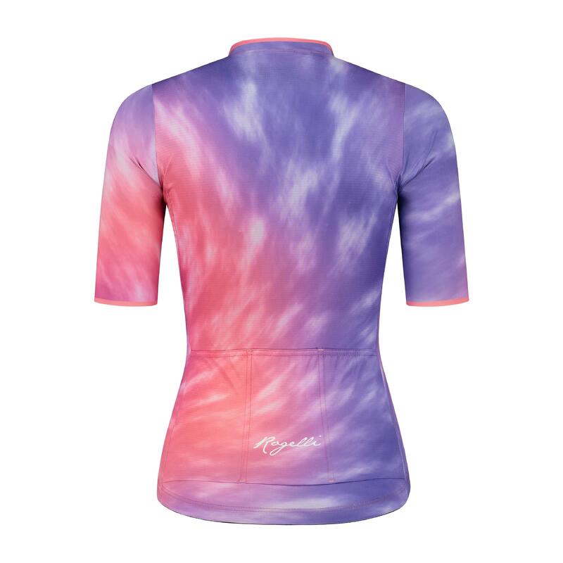 Maillot Manches Courtes Velo Femme - Tie Dye