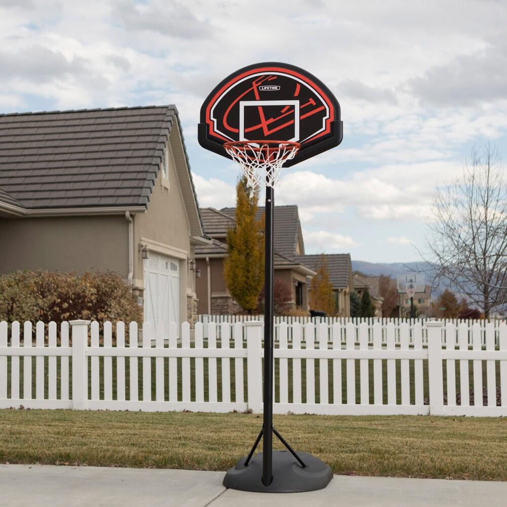 Basketball Basketballkorb höhenverstellbar mit Standfuß 244–305cm LIFETIME 90022 5/6