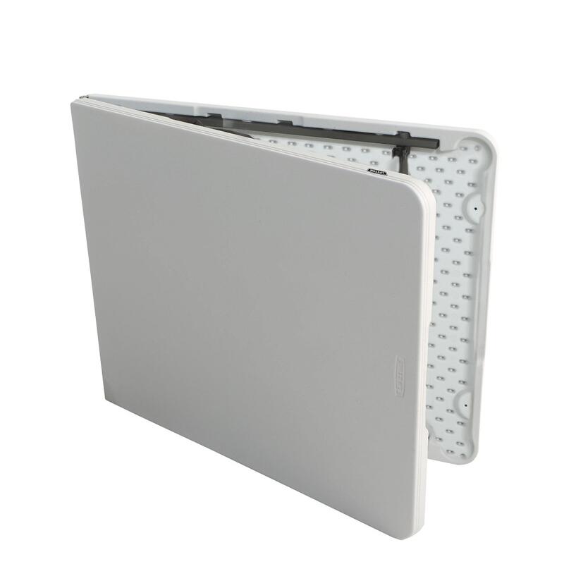 Mesa rectangular plegable blanco efecto granito Lifetime 184 x 76 x 73,5 cm
