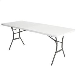 Table Table pliante Lifetime Blanc 185 x 74 x 76 cm Acier Plastique