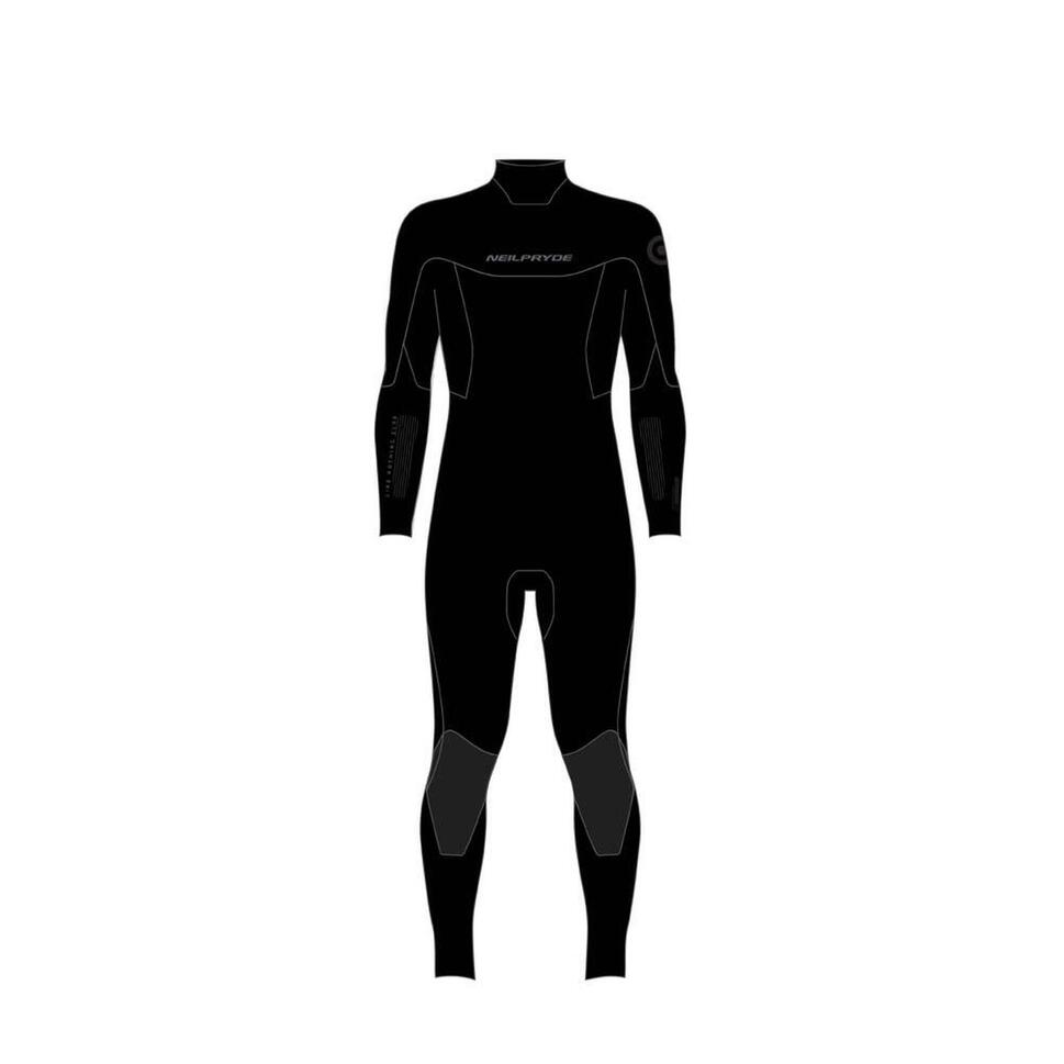 Pianka męska surfingowa Wizard Fullsuit 5/4 BZ C1