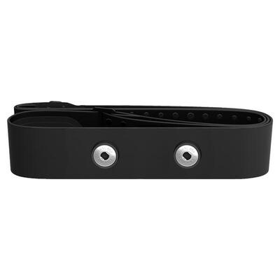 Borstband voor hartslagmeter pro strap - antislip. stevige gesp - zwart