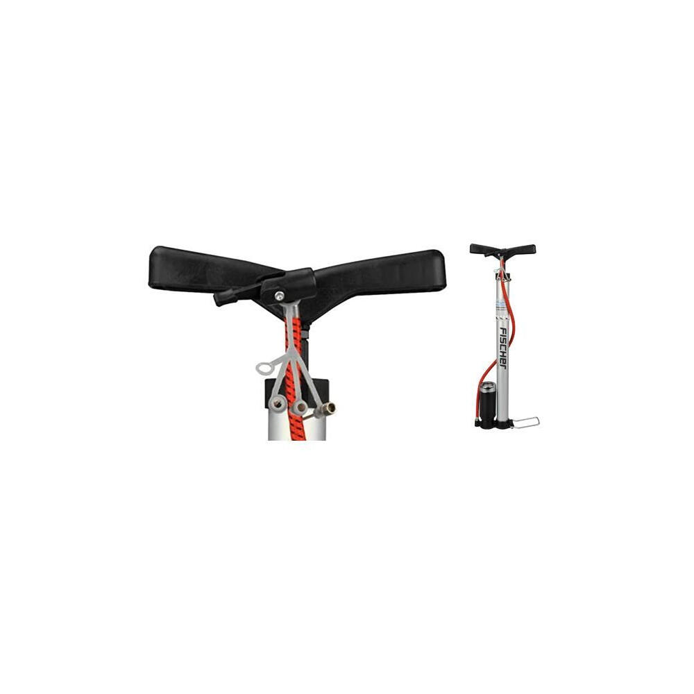 FISCHER Standpumpe Aluminium mit Manometer 4/5