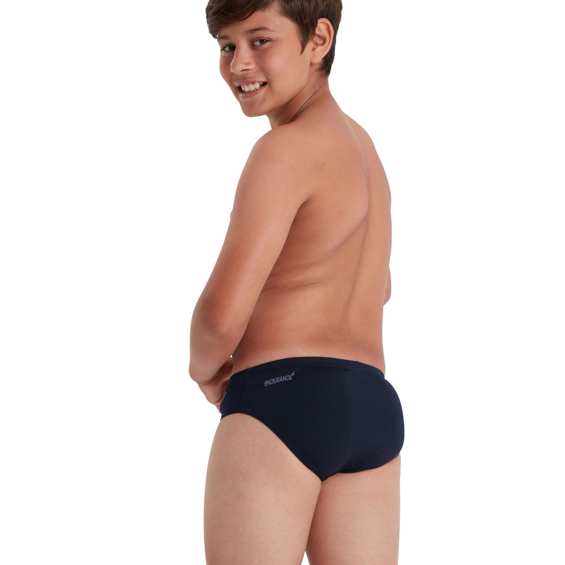 SPEEDO Boys Endurance+ 6.5 cm Swim Brief Navy 11-12 Years 3/5