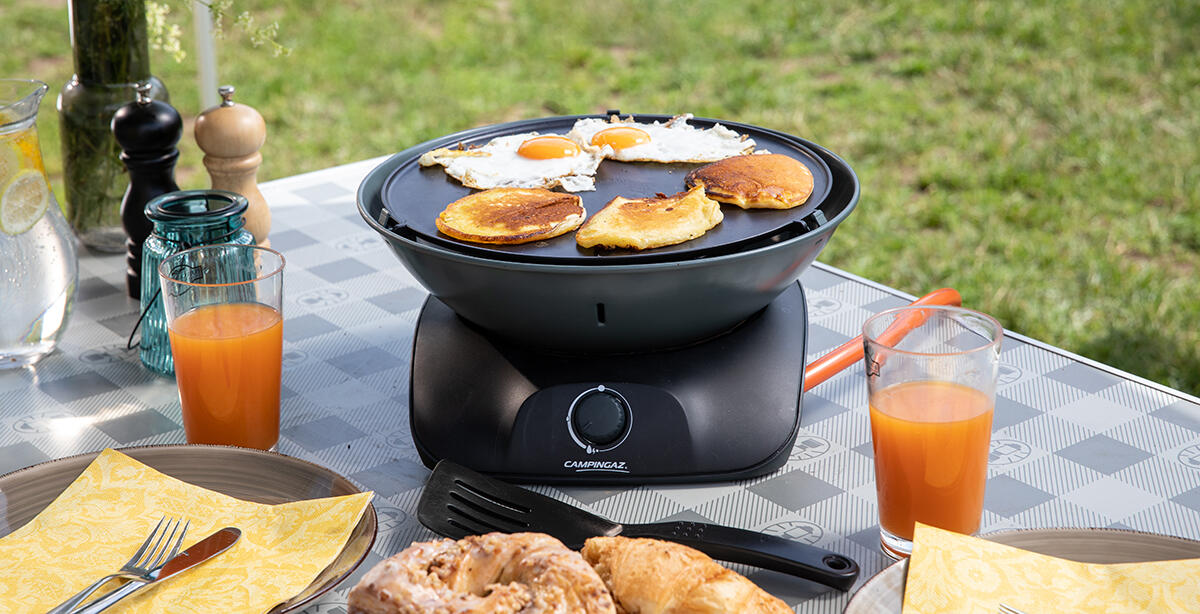 Campingaz 360 Grill Table Top Gas BBQ & Stove - Iron Grey 3/7