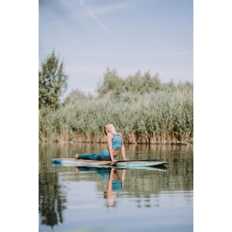 Premium SUP Board - Pauwlonia hout en Portugese kurk - SUP Yoga