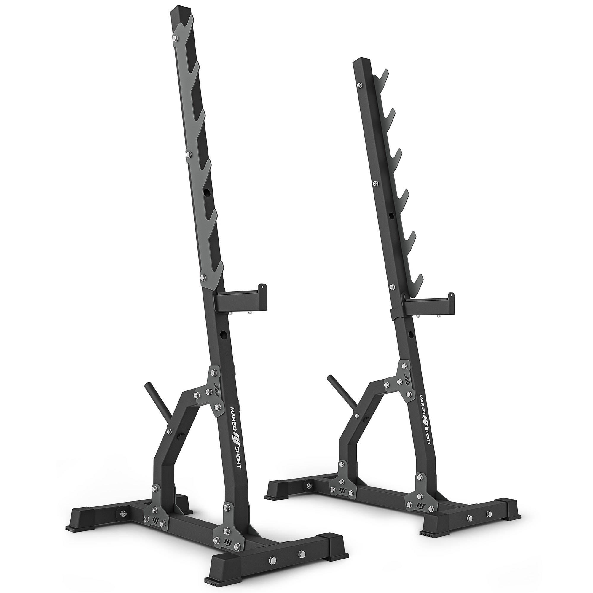 Marbo Sport - Supports Multi-niveaux (2 Pièces) Marbo Sport Ms-s105 2.0 - Rack À Squat - Noir - Taille Unique - Decathlon