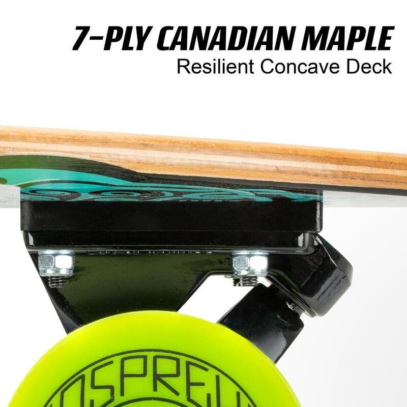 Osprey 40" Pintail Longboard Spectrum Ice