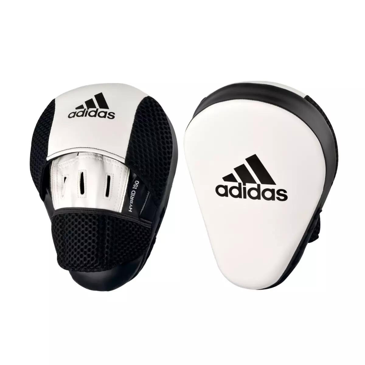 ADIDAS HYBRID 150 FOCUS MITTS - White 1/1