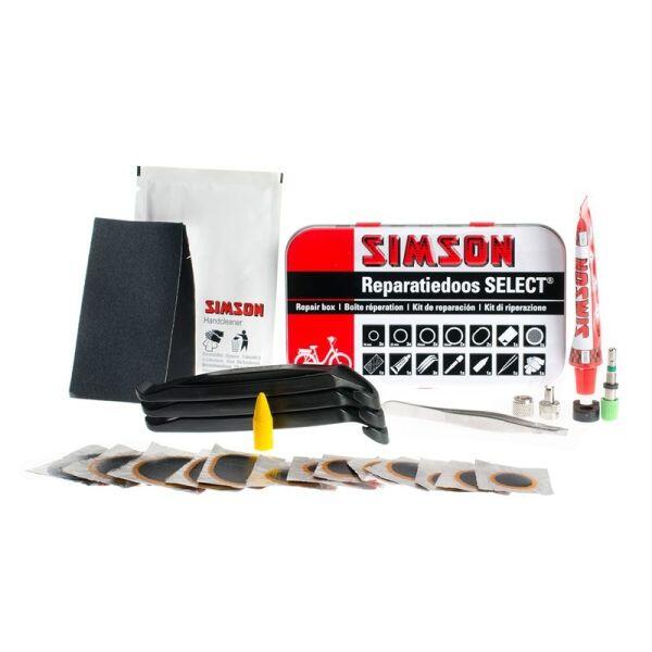 Simson - Boîte De Réparation Sélectionnez 125 Cm En Aluminium Blanc Rouge 23 Pièces - Kit De Conversion Tubeless - No Size - Decathlon
