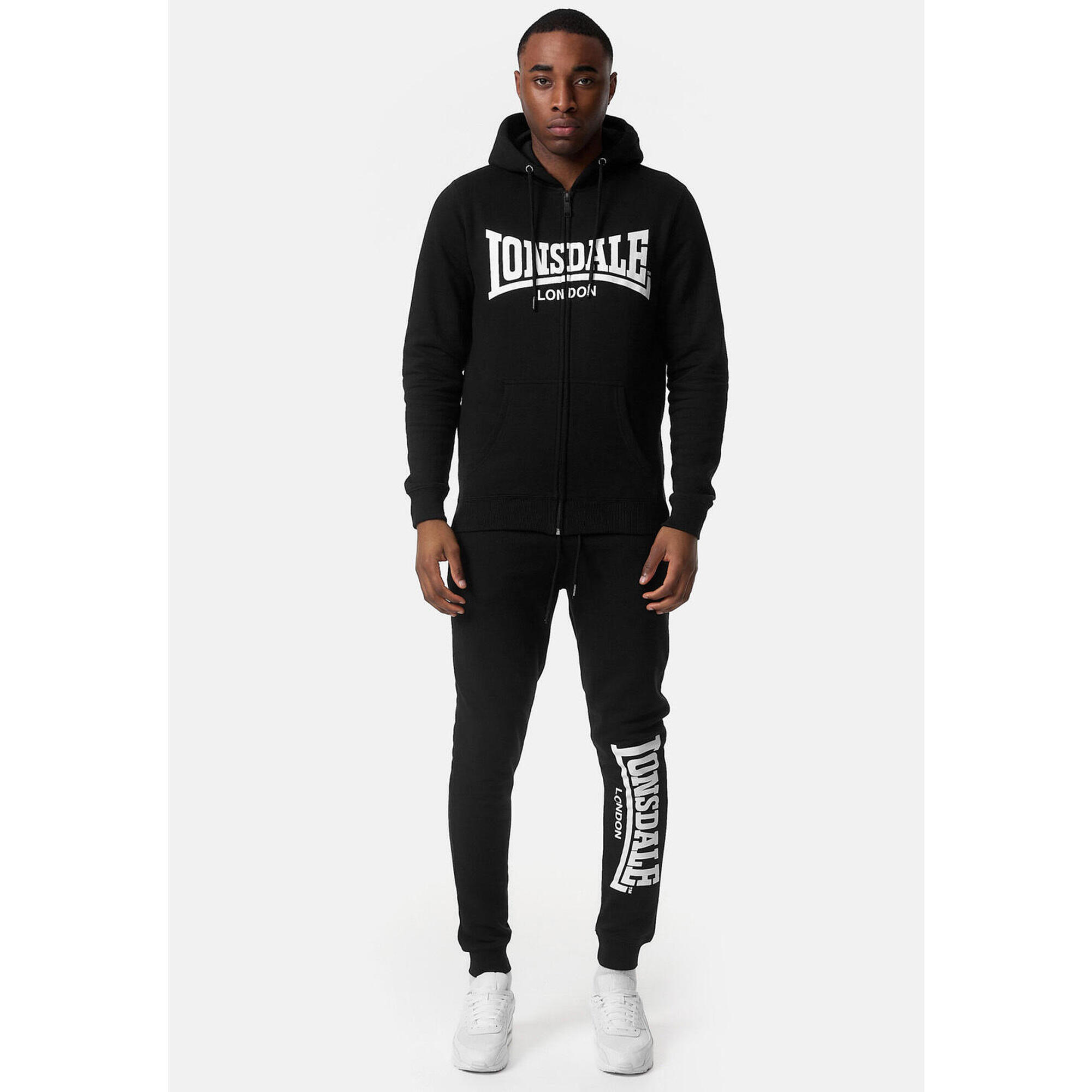 Dres z kapturem o regularnym kroju Lonsdale Feeny