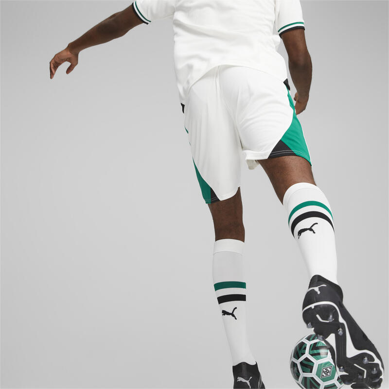 Shorts da calcio Borussia Mönchengladbach PUMA White Power Green