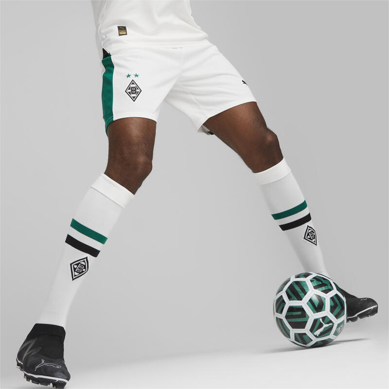 Borussia Mönchengladbach voetbalshort PUMA White Power Green