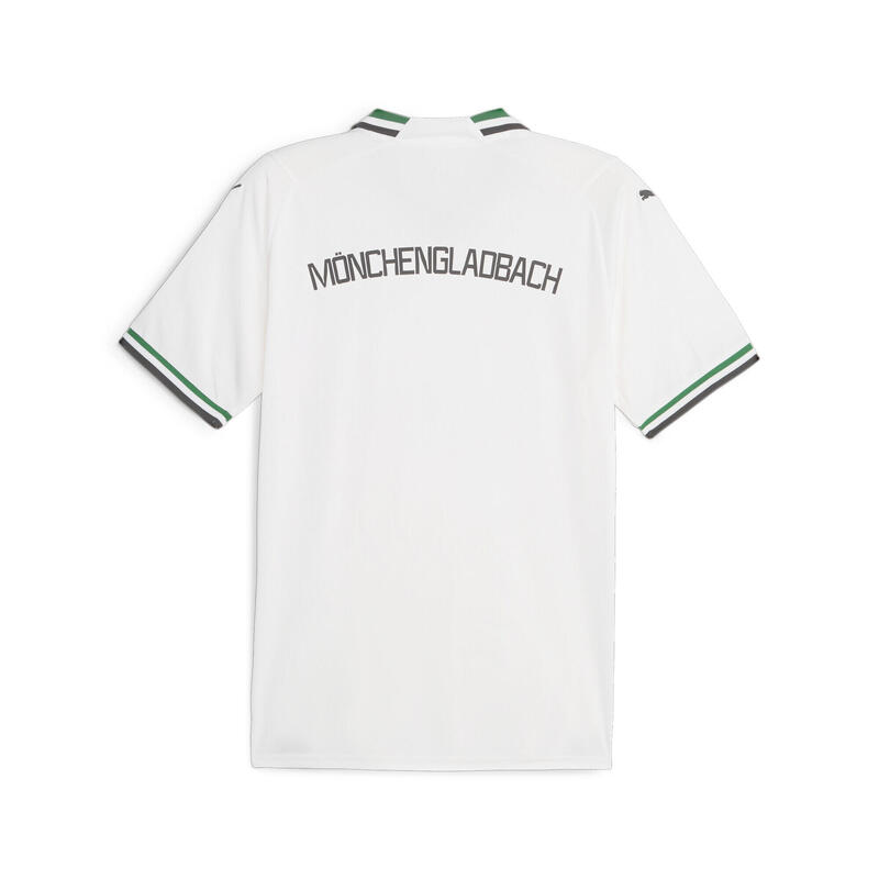 Camiseta Borussia Mönchengladbach local 23/24 Hombre PUMA White Power Green