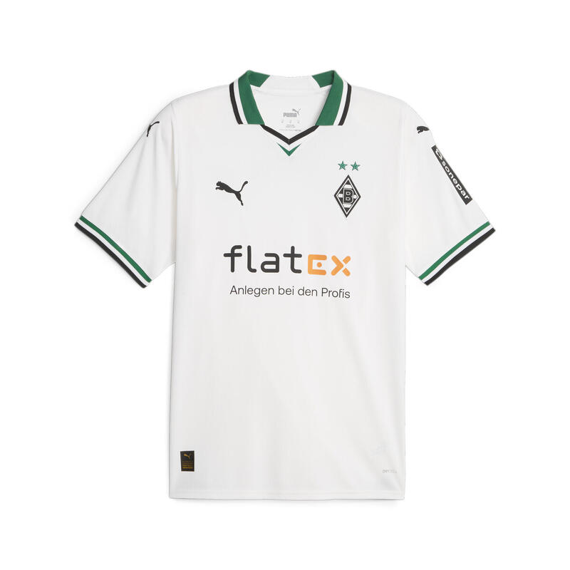 Maglia gara Home Borussia Mönchengladbach 23/24 da uomo PUMA White Power Green