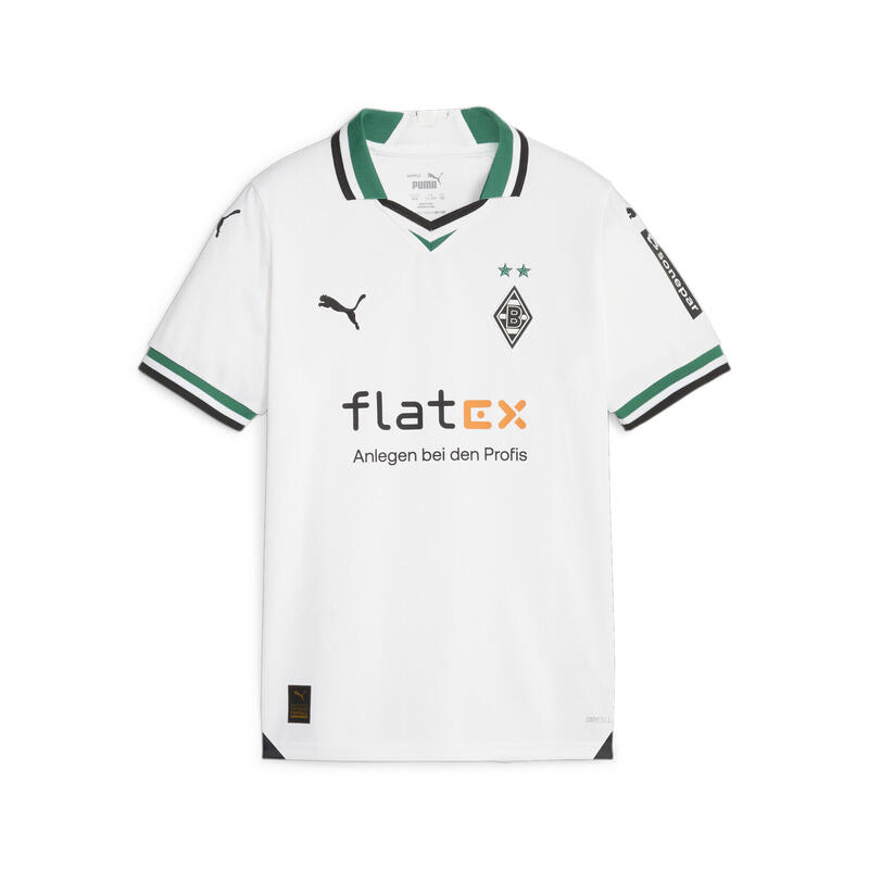 Borussia Mönchengladbach 23/24 thuisshirt voor jongeren PUMA White Power Green