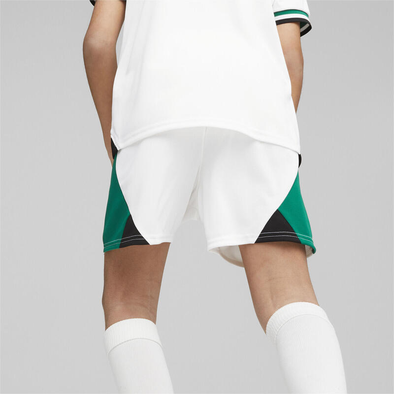 Borussia Mönchengladbach Fußballshorts Jugendliche PUMA White Power Green