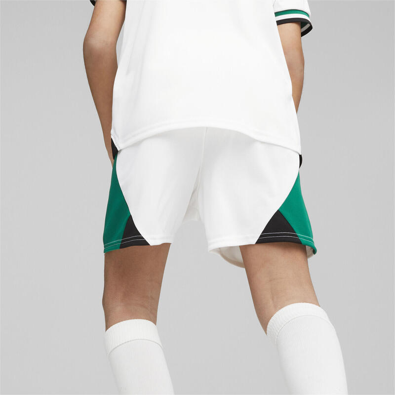 Shorts de fútbol Niños Borussia Mönchengladbach PUMA White Power Green