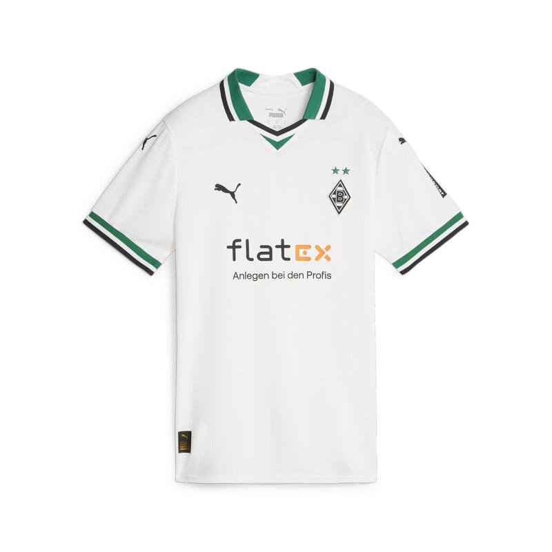 Borussia Mönchengladbach 23/24 thuisshirt voor dames PUMA White Power Green