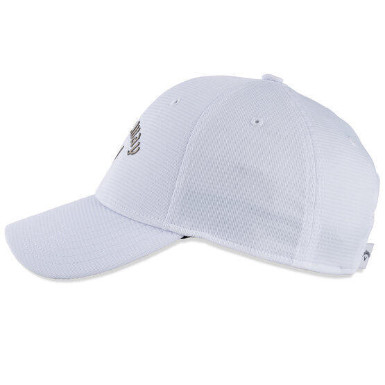 LADIES'S LIQUID METAL ADJUSTABLE GOLF CAP - WHITE