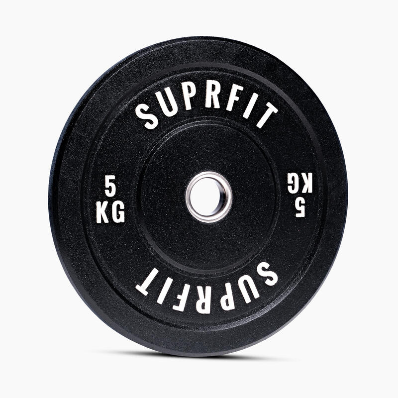 Suprfit HI-TEMP White Logo Bumper Plates (Enkel) - 5 kg