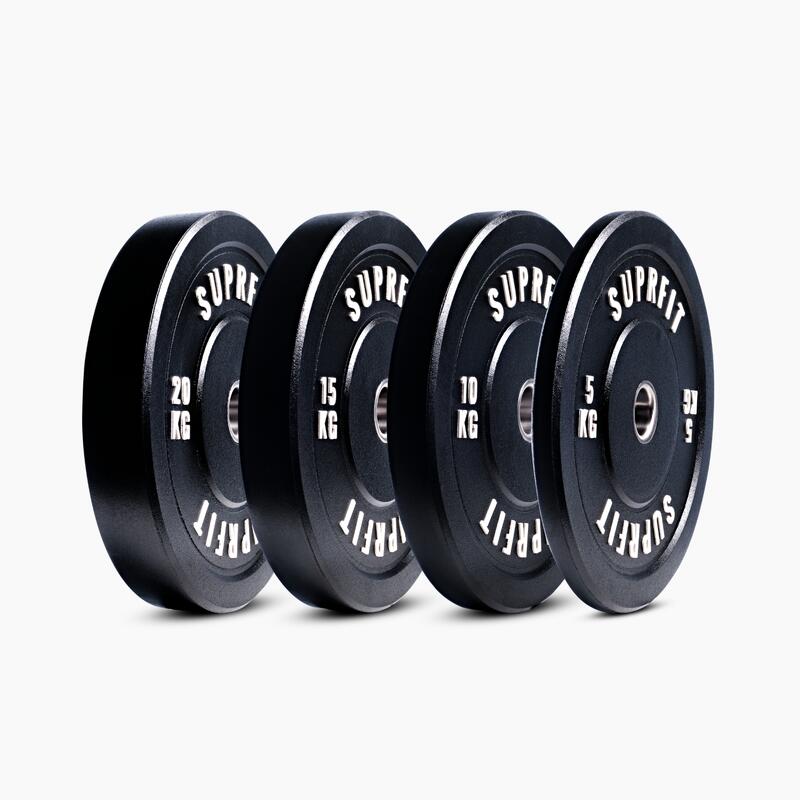 Suprfit HI-TEMP White Logo Bumper Plates (Individuel) - 20 kg