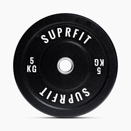 Suprfit HI-TEMP White Logo Bumper Plates (Enkel) - 15 kg