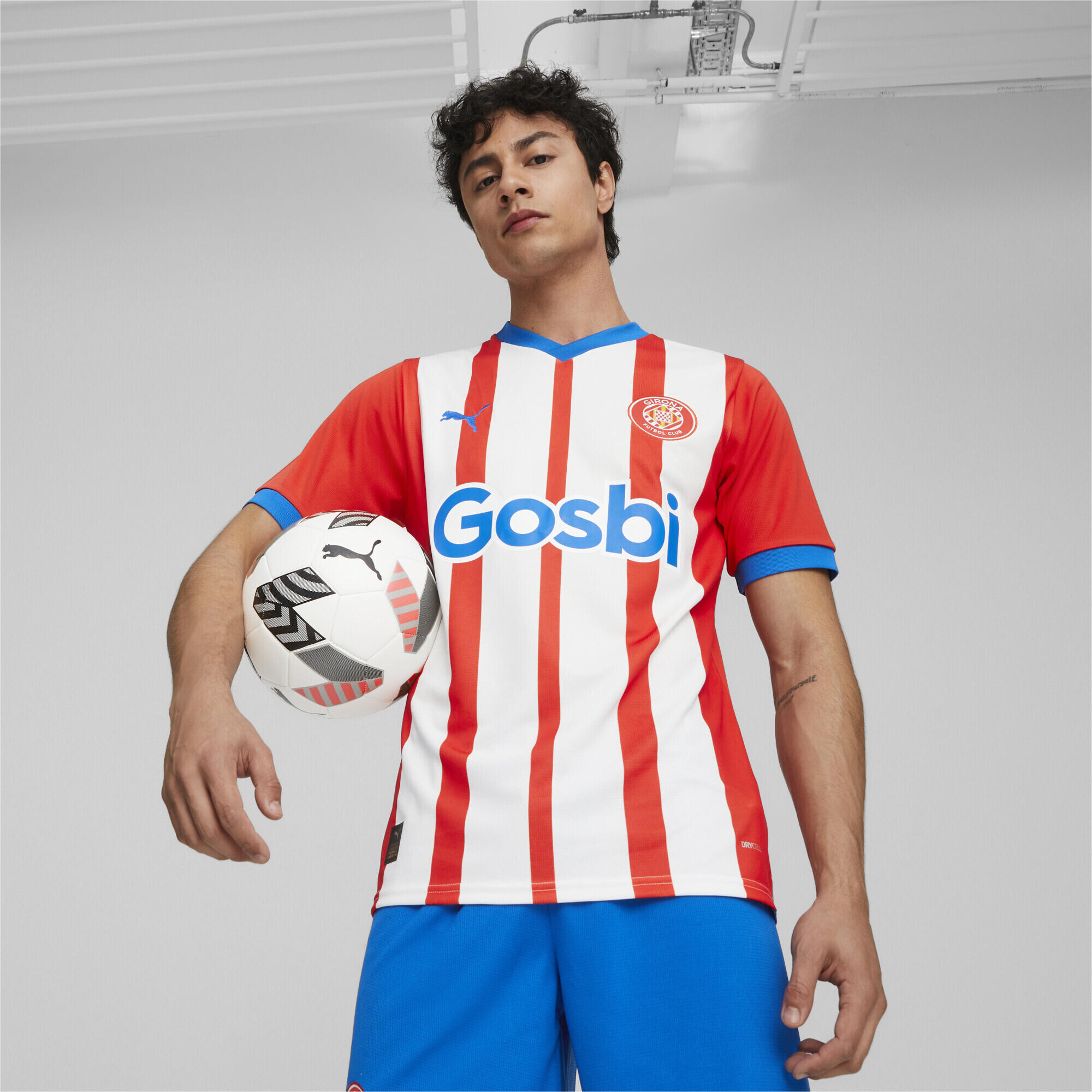 Maglia gara Home da calcio Girona FC 23/24 PUMA Red White 2/6