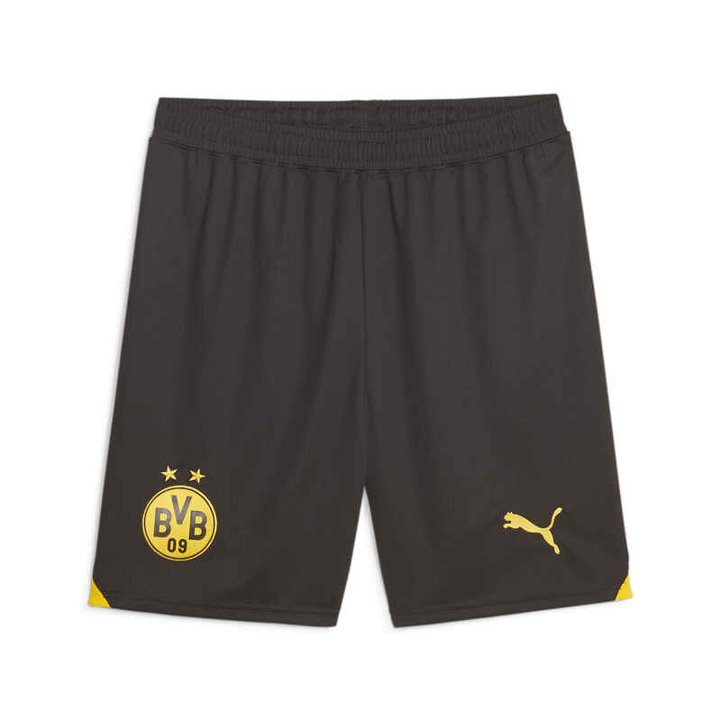 Borussia Dortmund Fußballshorts Herren PUMA Black Cyber Yellow