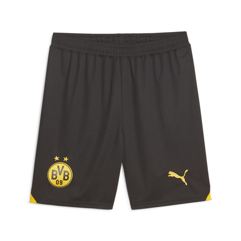 Borussia Dortmund voetbalshort PUMA Black Cyber Yellow